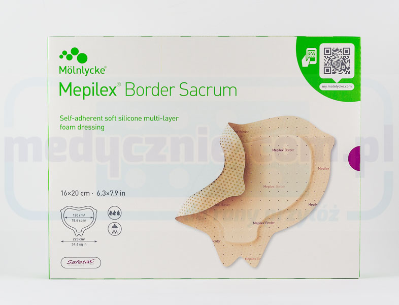 Mepilex Frontieră Sacrum 16cm* 20cm 1pc